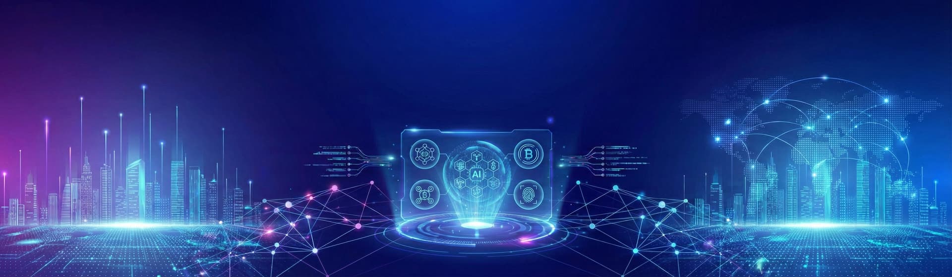 Futuristic digital finance interface representing fintech innovations in 2026